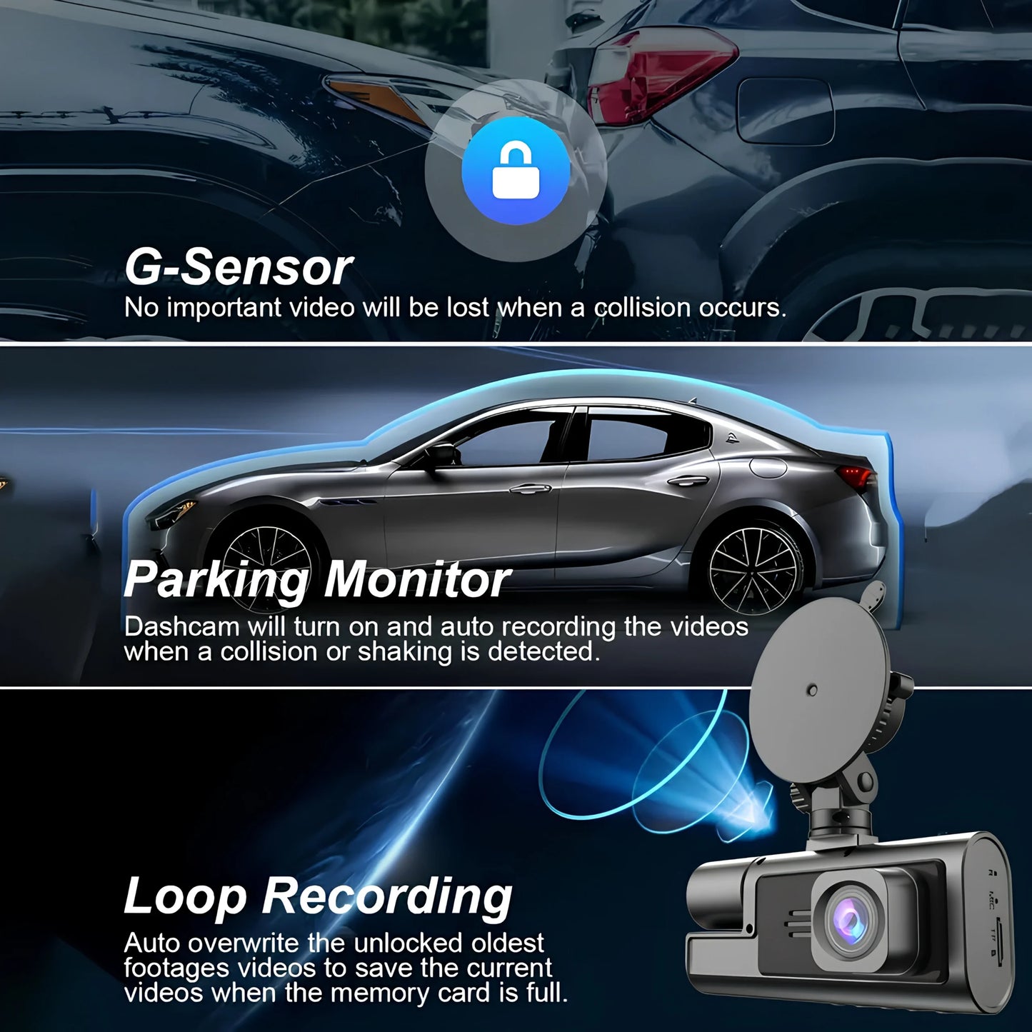 DashCam 3 en 1