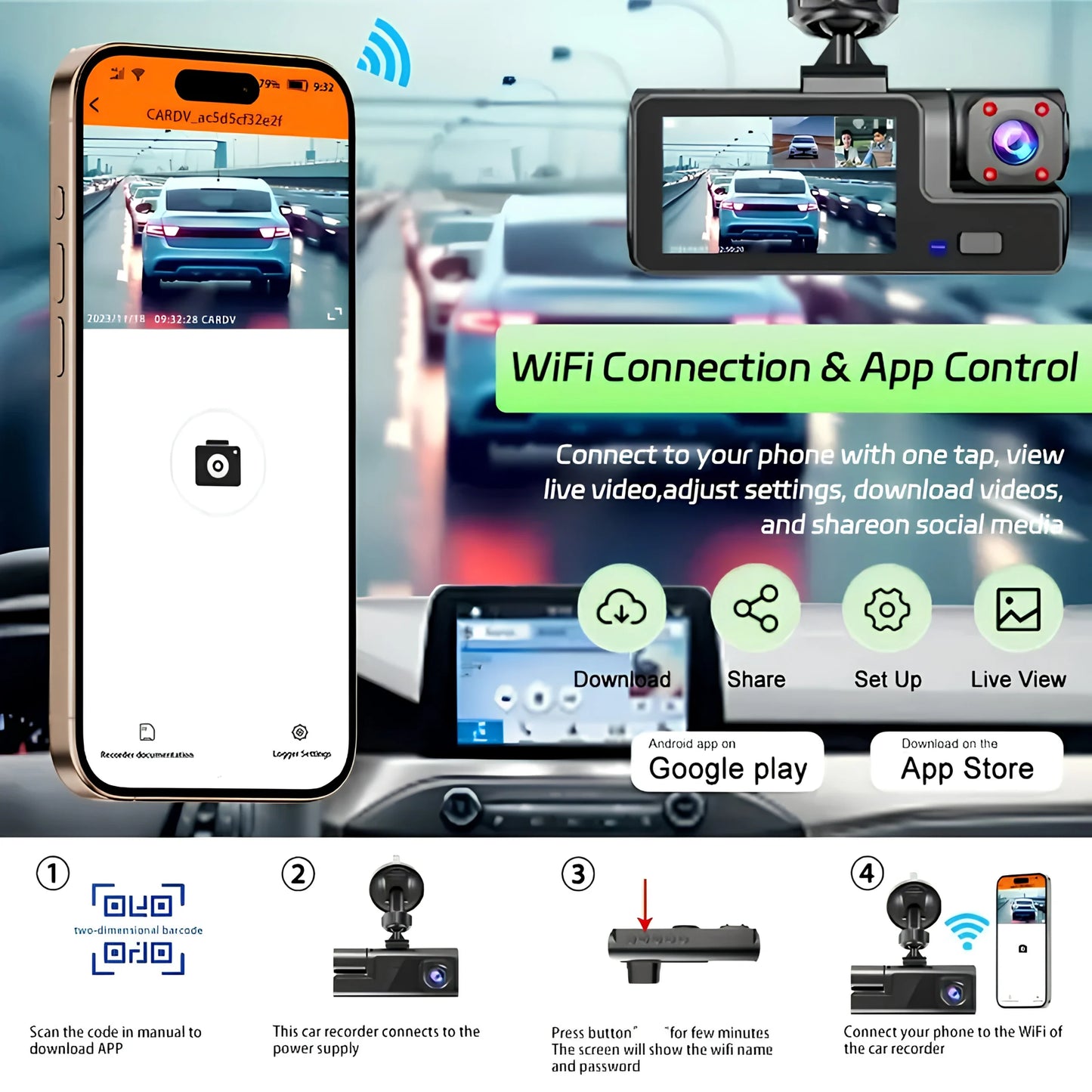 DashCam 3 en 1