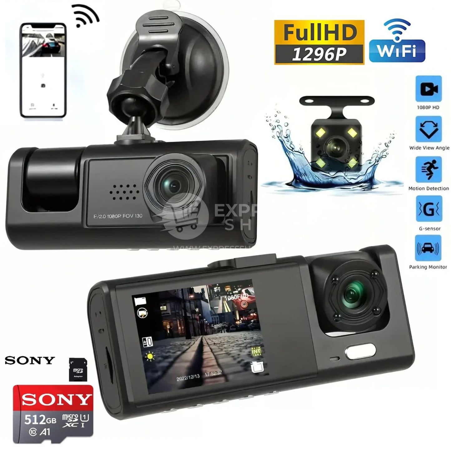 DashCam 3 en 1